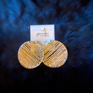 Silver Rhinestone earrings